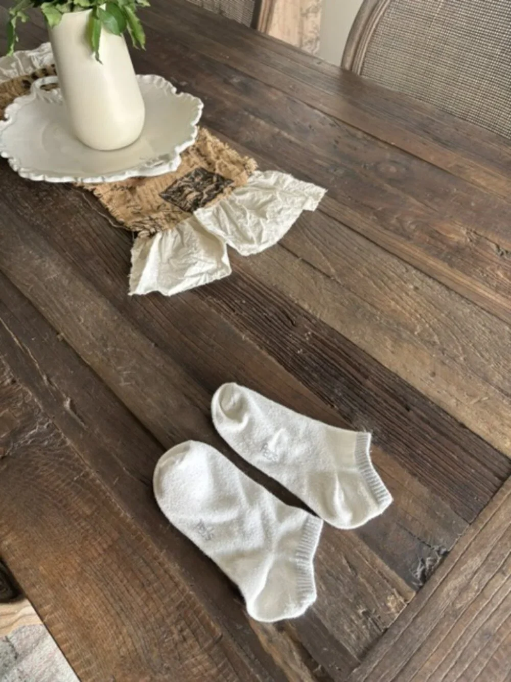 Peds no-show athletic ankle socks - white - women's - SALE!